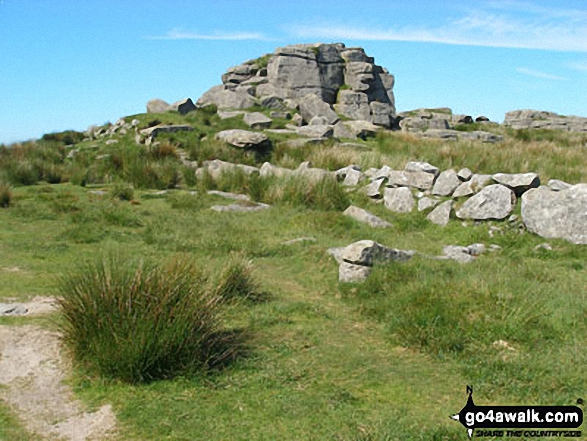 Walk South Hessary Tor walking UK Mountains in  Dartmoor National Park Devon, England