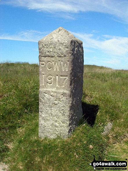 Boundary Stone on South Hessary Tor 