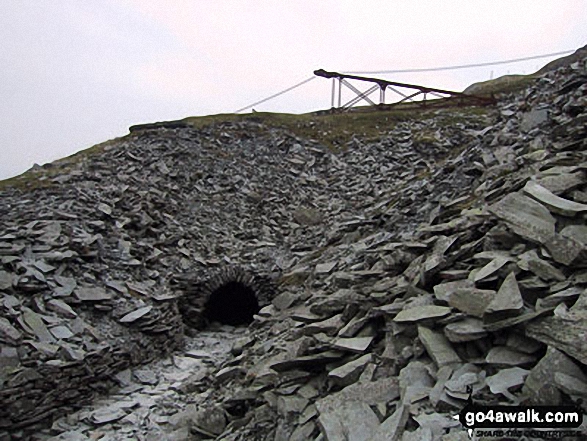 Disused mine entrance above Crowberry Haws 