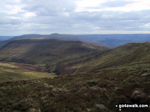 Walk po129 The Grwyne Fechan Round - Pen Cerrig-calch, Pen Allt-mawr, Tal-Trwynau, Pen Twyn Glas, Mynydd Llysiau and Pen Trumau from Waun Fach