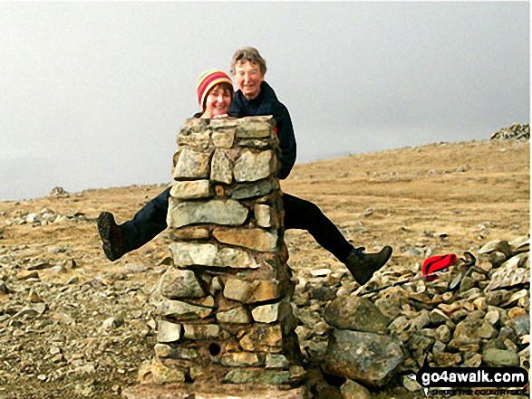 Joyce Davies and Edith Done on Pillar in The Lake District Cumbria England