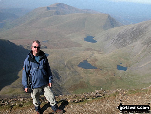 My Work Colleague on Snowdon in Snowdonia Gwynedd Wales