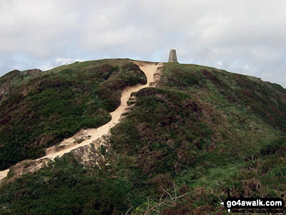 Walk do118 Abbotsbury Castle and Chesil Beach from West Bexington - Abbotsbury Castle Trig Point