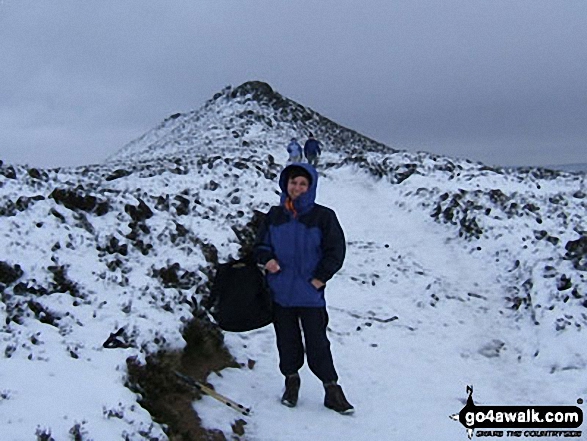 Myself on Winhill Pike (Win Hill) in The Peak District Derbyshire England