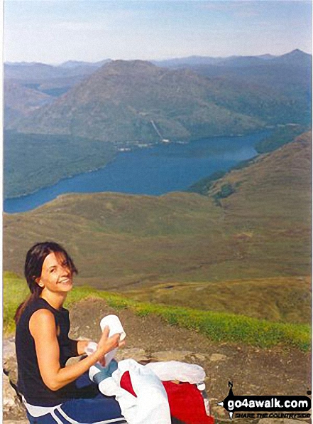 Me on Ben Lomond in  Stirlingshire Scotland