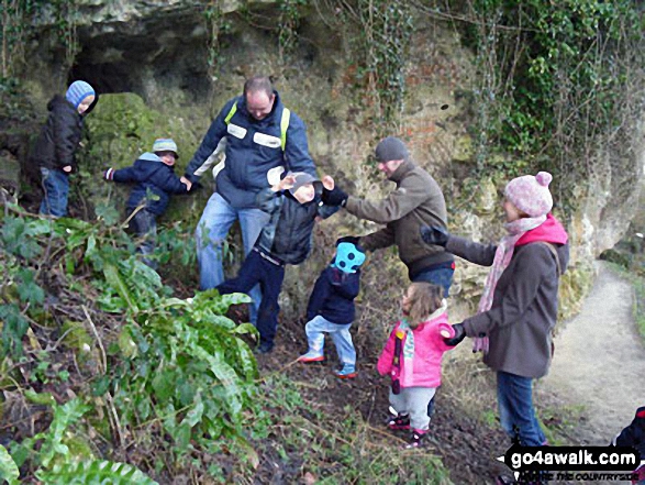 The Family Griffiths at Creswell Craggs 