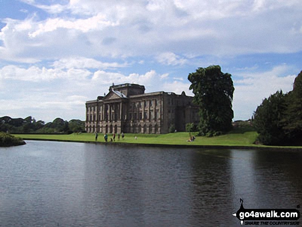 Walk ch310 West Parkgate, Sponds Hill and The Cage from Lyme Park Country Park - The Hall, Lyme Park