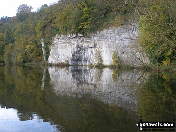 Walk d160 Upperdale, Water-cum-Jolly Dale and The Monsal Trail from Monsal Head - The Monsal Trail in Water-cum-Jolly Dale