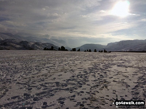 Castlerigg Stone Circle in the snow 