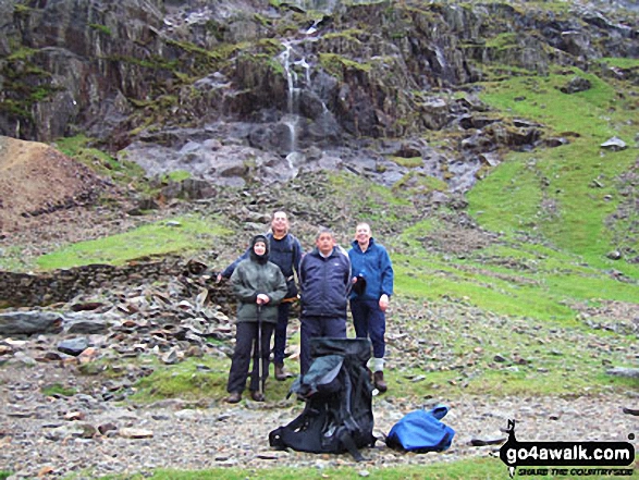 Walk gw154 Llyn Llydaw and Glaslyn via the PYG Track and Miners' Track from Pen y Pass - On The Miners' Track, Snowdon