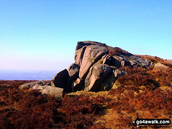 Walk s104 The Roaches from Five Clouds, Upper Hulme - On The Roaches