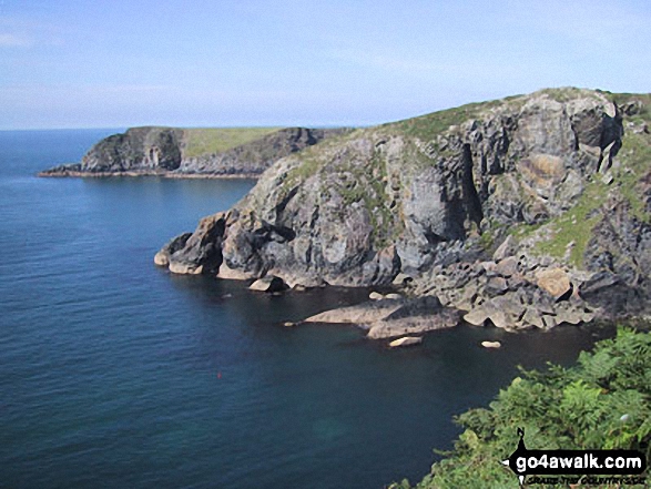 Walk pe117 Carregwastad Point and Garn Fawr from Strumble Head - The Pembrokeshire Coast