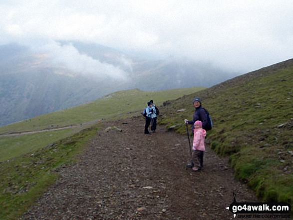 Walk gw158 Garnedd Ugain, Snowdon, Moel Cynghorion, Foel Gron and Moel Eilio from Llanberis - Climbing Mount Snowdon