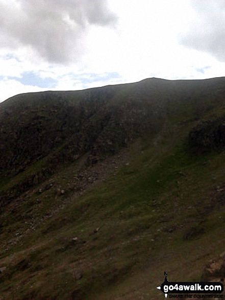 Walk c394 Helvellyn, Catstye Cam and Sheffield Pike from Glenridding - Helvellyn from Swirral Edge