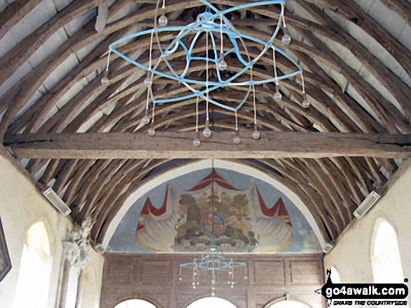 Inside Warminghurst church 