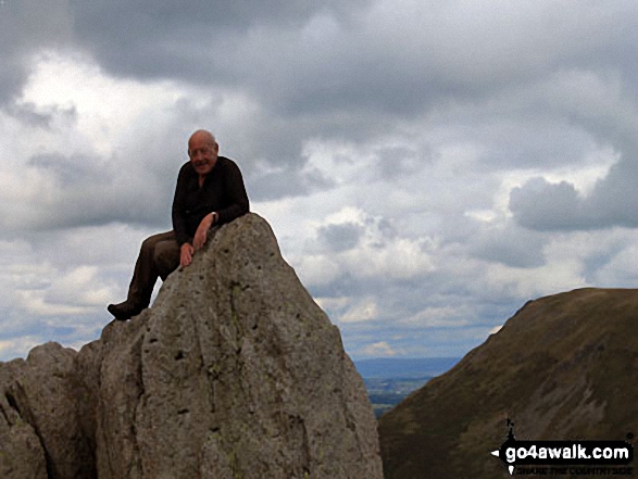 Walk c134 Wether Hill and Loadpot Hill from Howtown - On top of Steel Knotts (Pikeawassa)