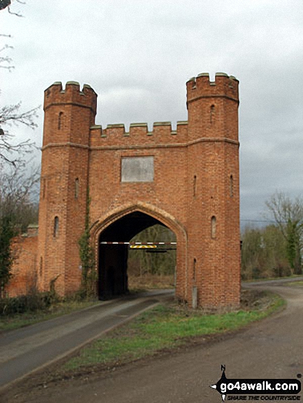 Walk sh186 Uffington from Upper Astley - Sundorne Castle Farm