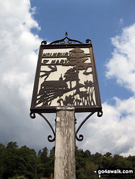 Holmbury St Mary village sign 