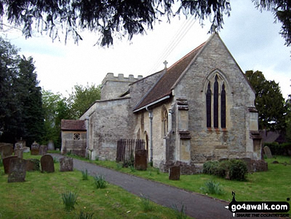 Walk ox157 Muswell Hill from Piddington - Piddington Church