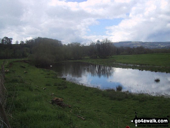 Walk mo113 The River Usk and Coed y Bwnydd from Clytha - The River Usk