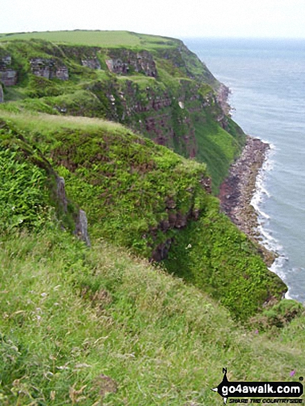 Walk c103 St Bees Head Lighthouse andd Sandwith from St Bees - St Bees Head from North Head