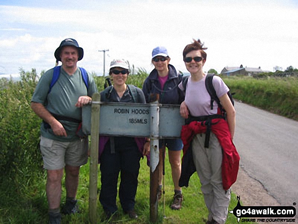 Walk c103 St Bees Head Lighthouse andd Sandwith from St Bees - Leaving Sandwith Village - only 185 miles to go!