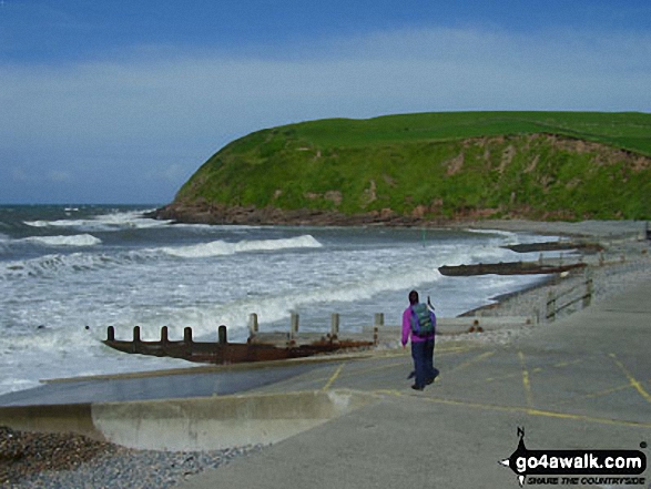 Walk c103 St Bees Head Lighthouse andd Sandwith from St Bees - The Irish Sea and South Head, St Bees