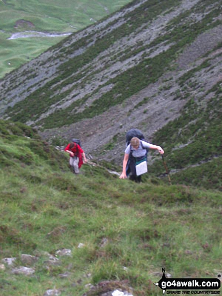 More climbing beside Loft Beck 