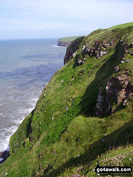 Walk c103 St Bees Head Lighthouse andd Sandwith from St Bees - On South Head, St Bees