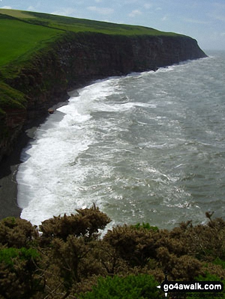 Walk c103 St Bees Head Lighthouse andd Sandwith from St Bees - South Head from St Bees Head