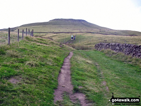 Walk ch101 Shutlingsloe and Wildboarclough from Ridgegate Reservoir - Nearing the summit of Shutlingsloe