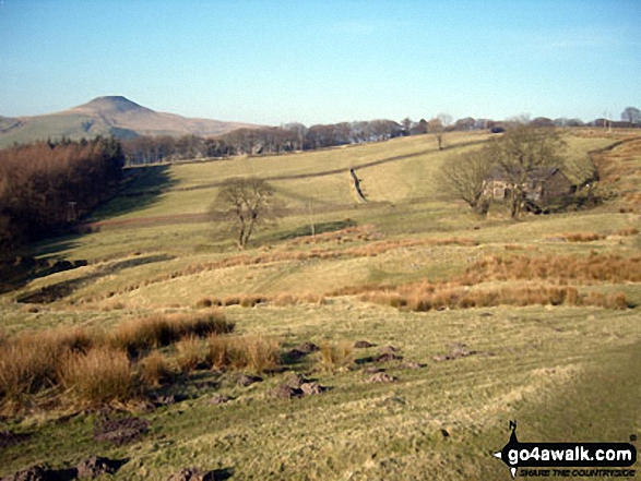 Shutlingsloe from near Three Shire Heads 