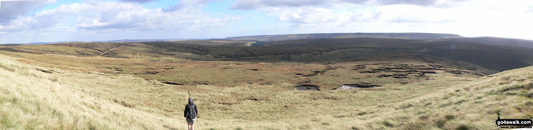 The Devils Dyke from Higher Shelf Stones