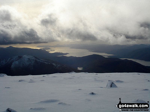 Loch Linnhe from the summit of Ben Nevis 