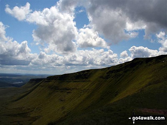 Walk po100 Pen y Fan from Neuadd Reservoir - View from Pen y Fan