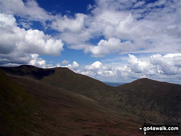 Descending Pen y Fan