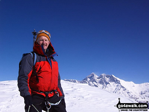 Me on the summit on Mera Peak in Khumbu Region  Nepal