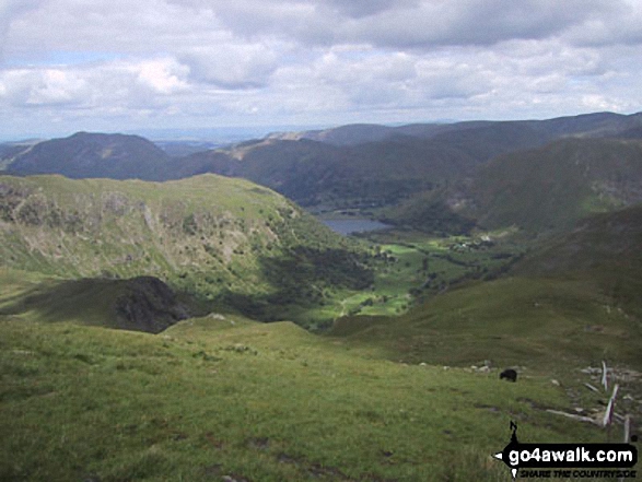 Walk c305 Red Screes and Hart Crag from Brothers Water - Brothers Water and Hartsop from Dove Crag