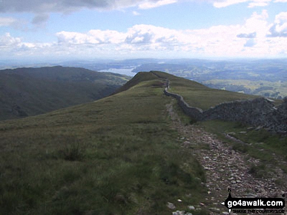 Walk c389 Great Rigg, Fairfield and Hart Crag from Ambleside - High Pike (Scandale) and Lake Windermere from Dove Crag