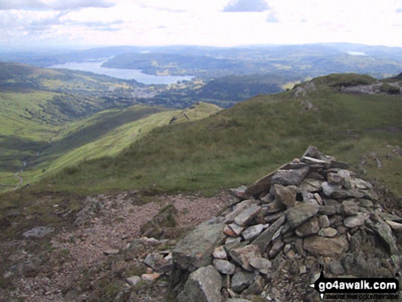 Walk c247 The Fairfield Horseshoe from Ambleside - Low Pike (Scandale) and Lake Windermere from High Pike (Scandale)