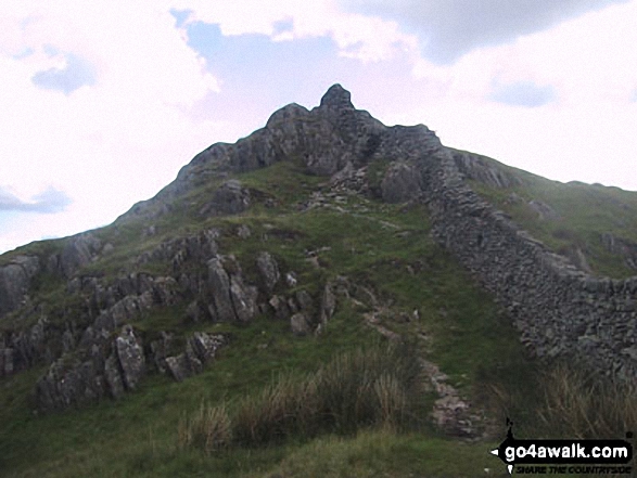 Walk c389 Great Rigg, Fairfield and Hart Crag from Ambleside - Low Pike (Scandale) summit