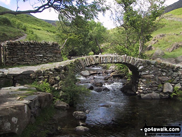 Walk c389 Great Rigg, Fairfield and Hart Crag from Ambleside - High Sweden Bridge