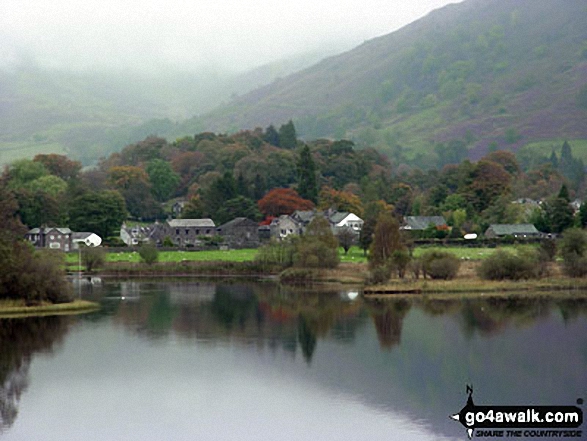 Walk c358 Seat Sandal, Fairfield and Heron Pike from Grasmere - Grasmere from the west shore