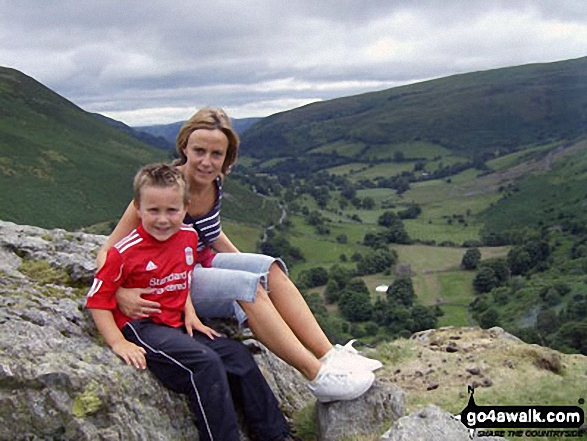 Walk po142 Cadair Berwyn from Pistyll Rhaeadr - On top of our favourite place Pistyll Rhaeadr Waterfalls near Llanrhaedar