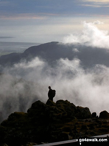 Walk gw136 The Snowdon (Yr Wyddfa) Horseshoe from Pen y Pass - Snowdon (Yr Wyddfa) from Crib Goch