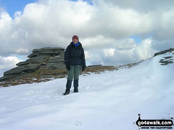 Me on High Willhays in Dartmoor Devon England