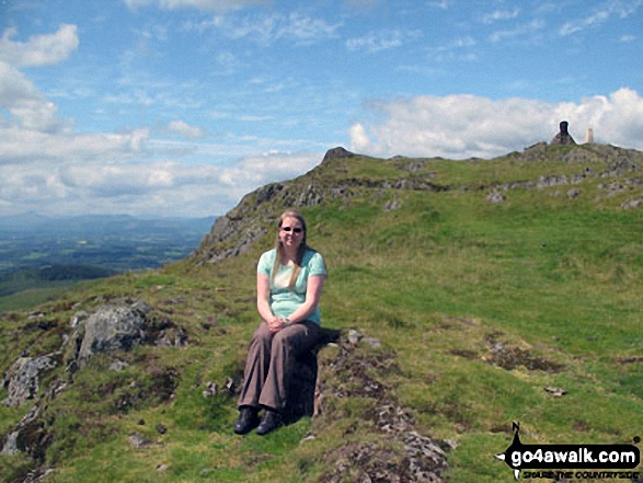 Walk st132 Dumyat from Bridge of Allan - On Dumyat in the Ochils near Stirling