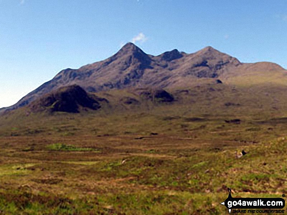 Sgurr nan Gillean, Am Basteir and Bruach na Frithe from Glen Sligachan near the Sligachan Hote