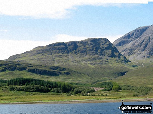 Walk Slat Bheinn walking UK Mountains in Glen Shiel to Glenfinnan and Loch Eil  Highland, Scotland