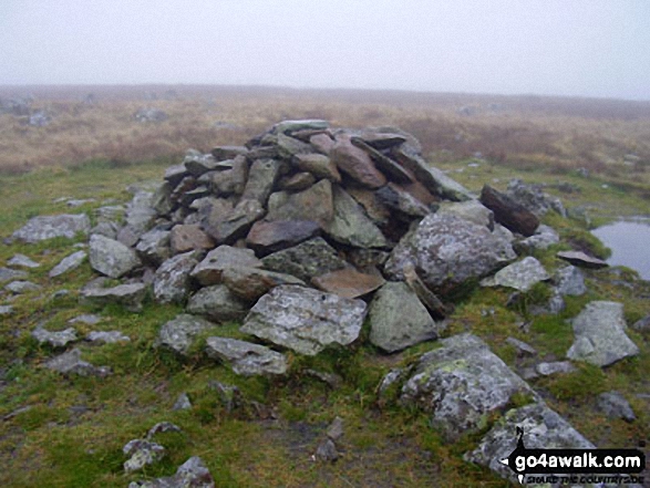 Walk Ullscarf walking UK Mountains in The Central Fells The Lake District National Park Cumbria, England